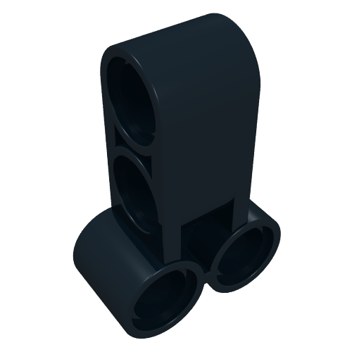 Part 32557 - Technic, Pin Connector Perpendicular Double 3L - De BrickPlaats