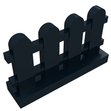 Part 33303 - Fence 1 x 4 x 2 Paled (Picket) - De BrickPlaats