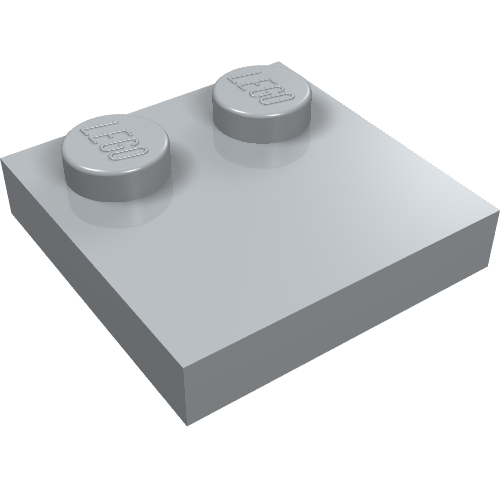 Part 33909 - Tile, Modified 2 x 2 with Studs on Edge - De BrickPlaats