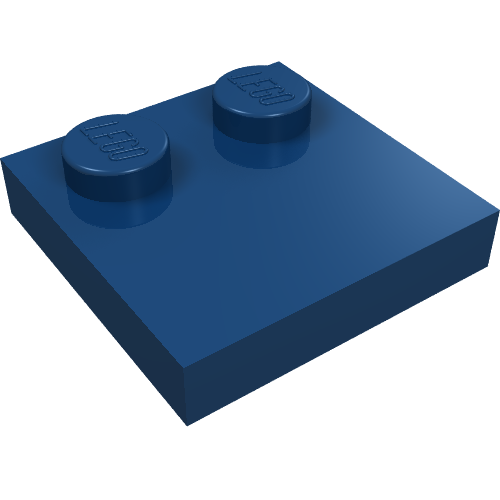 Part 33909 - Tile, Modified 2 x 2 with Studs on Edge - De BrickPlaats