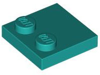Part 33909 - Tile, Modified 2 x 2 with Studs on Edge - De BrickPlaats