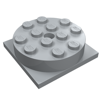 Part 3403c01 - Turntable 4 x 4 Square Base with (Same Color) Top (3403 / 3404) - De BrickPlaats