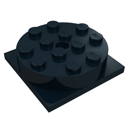 Part 3403c01 - Turntable 4 x 4 Square Base with (Same Color) Top (3403 / 3404) - De BrickPlaats