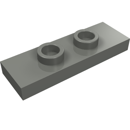Part 34103 - Plate, Modified 1 x 3 with 2 Studs (Double Jumper) - De BrickPlaats