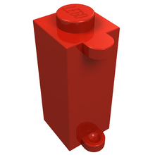 Part 3581 - Brick, Modified 1 x 1 x 2 with Shutter Holder - De BrickPlaats
