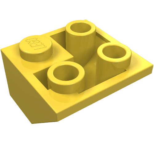 Part 3676 - Slope, Inverted 45 2 x 2 Double Convex - De BrickPlaats