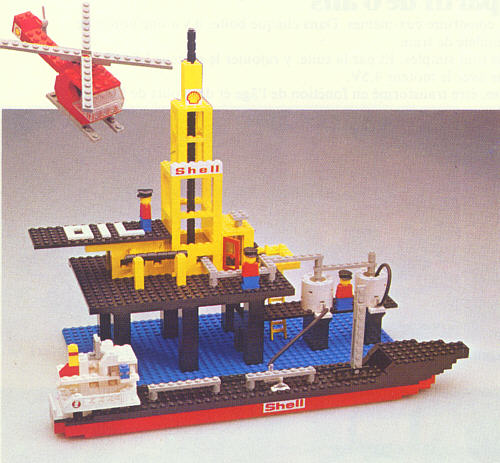 Set 373 - Offshore Rig with Fuel Tanker - De BrickPlaats