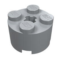 Part 3941 - Brick, Round 2 x 2 with Axle Hole - De BrickPlaats