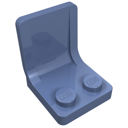 Part 4079 - Minifigure, Utensil Seat / Chair 2 x 2 - De BrickPlaats