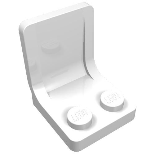 Part 4079 - Minifigure, Utensil Seat / Chair 2 x 2 - De BrickPlaats