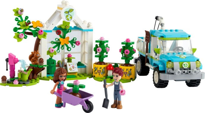 LEGO® Friends Tree-Planting Vehicle 41707 Building Kit - De BrickPlaats
