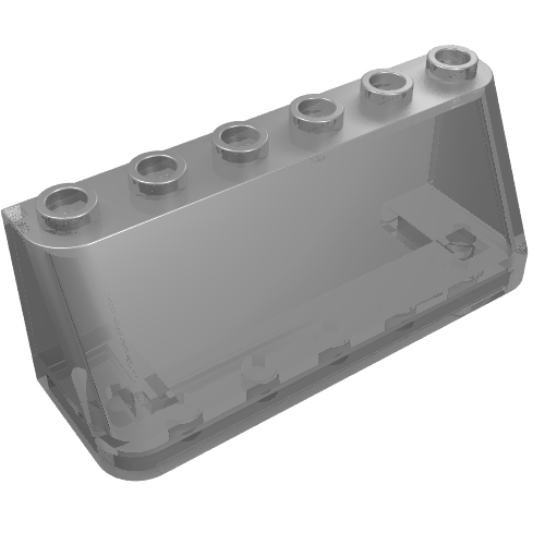 Part 4176 - Windscreen 2 x 6 x 2 - De BrickPlaats