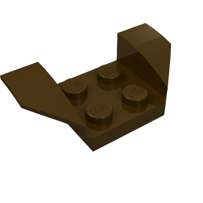 Part 41854 - Vehicle, Mudguard 2 x 4 with Flared Wings - De BrickPlaats