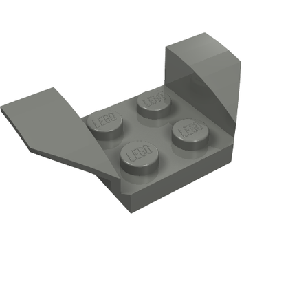 Part 41854 - Vehicle, Mudguard 2 x 4 with Flared Wings - De BrickPlaats