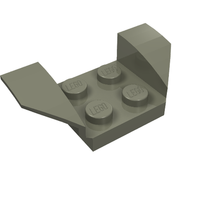 Part 41854 - Vehicle, Mudguard 2 x 4 with Flared Wings - De BrickPlaats