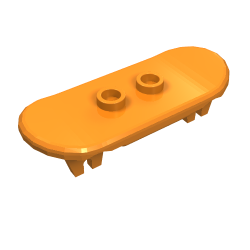 Part 42511 - Minifigure, Utensil Skateboard Deck - De BrickPlaats