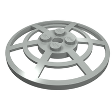 Part 4285a - Dish 6 x 6 Inverted (Radar) Webbed - Type 1 (underside attachable at any position) - De BrickPlaats