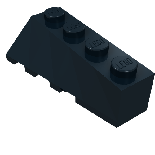 Part 43720 - Wedge 4 x 2 Sloped Right - De BrickPlaats