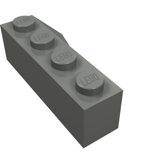 Part 43721 - Wedge 4 x 2 Sloped Left - De BrickPlaats