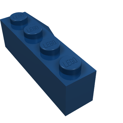 Part 43721 - Wedge 4 x 2 Sloped Left - De BrickPlaats