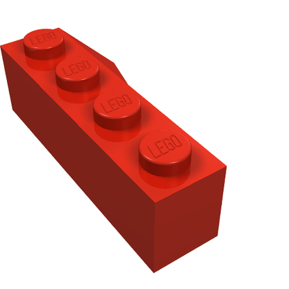 Part 43721 - Wedge 4 x 2 Sloped Left - De BrickPlaats