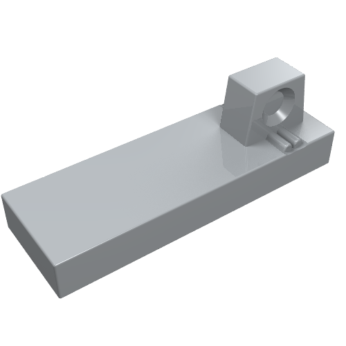 Part 44300 - Hinge Tile 1 x 3 Locking with 1 Finger on Top - De BrickPlaats