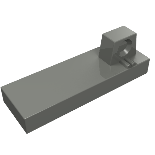 Part 44300 - Hinge Tile 1 x 3 Locking with 1 Finger on Top - De BrickPlaats
