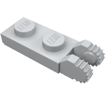 Part 44302 - Hinge Plate 1 x 2 Locking with 2 Fingers on End (Undetermined Type) - De BrickPlaats