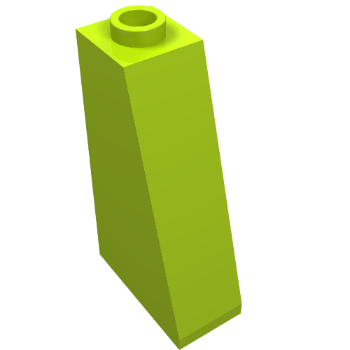 Part 4460b - Slope 75 2 x 1 x 3 - Hollow Stud - De BrickPlaats