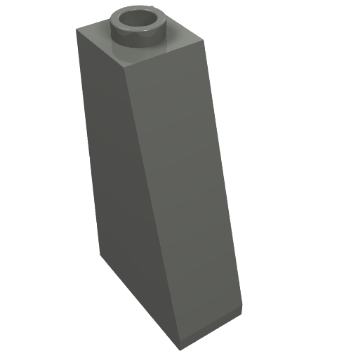 Part 4460b - Slope 75 2 x 1 x 3 - Hollow Stud - De BrickPlaats