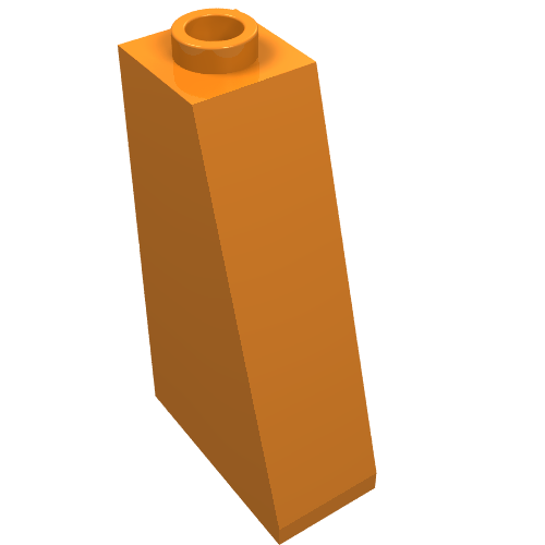 Part 4460b - Slope 75 2 x 1 x 3 - Hollow Stud - De BrickPlaats