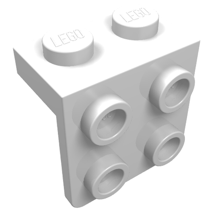 Part 44728 - Bracket 1 x 2 - 2 x 2 - De BrickPlaats