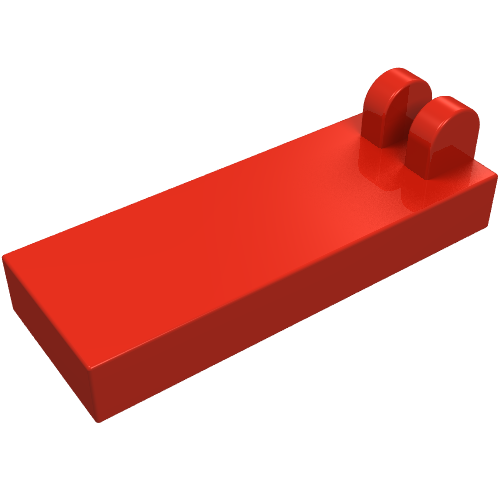 Part 4531 - Hinge Tile 1 x 2 1/2 with 2 Fingers on Top - De BrickPlaats