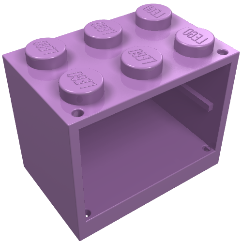 Part 4532 - Container, Cupboard 2 x 3 x 2 (Undetermined Type) - De BrickPlaats