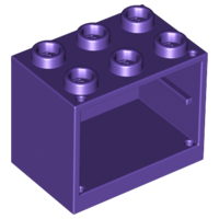 Part 4532b - Container, Cupboard 2 x 3 x 2 - Hollow Studs - De BrickPlaats