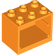 Part 4532b - Container, Cupboard 2 x 3 x 2 - Hollow Studs - De BrickPlaats