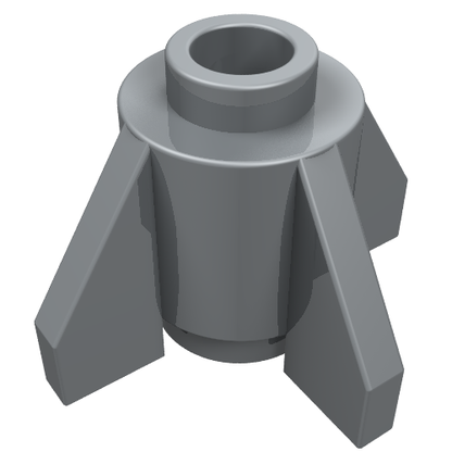 Part 4588 - Brick, Round 1 x 1 with Fins - De BrickPlaats