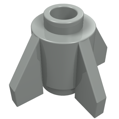 Part 4588 - Brick, Round 1 x 1 with Fins - De BrickPlaats