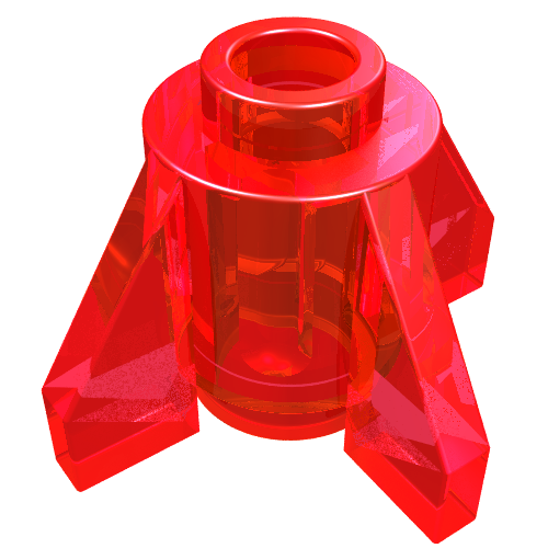 Part 4588 - Brick, Round 1 x 1 with Fins - De BrickPlaats