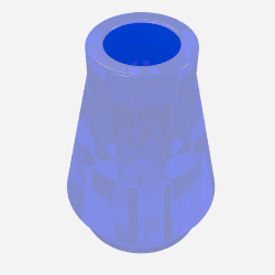 Part 4589 - Cone 1 x 1 - De BrickPlaats