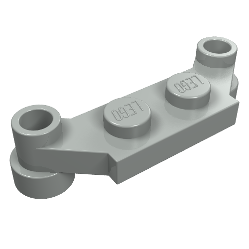 Part 4590 - Plate, Modified 1 x 4 Offset - De BrickPlaats