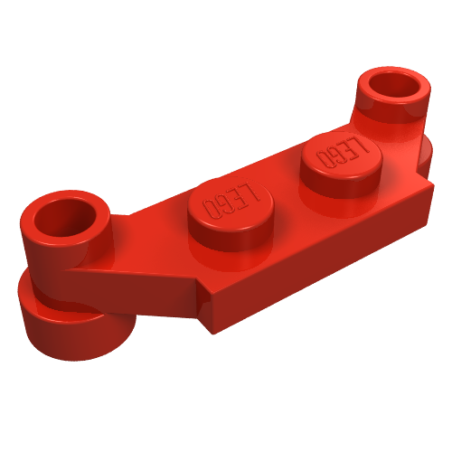Part 4590 - Plate, Modified 1 x 4 Offset - De BrickPlaats