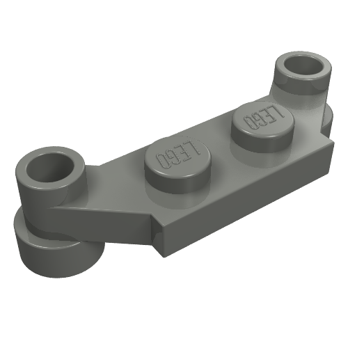 Part 4590 - Plate, Modified 1 x 4 Offset - De BrickPlaats