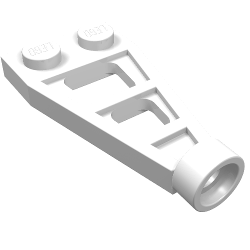 Part 4596 - Plate, Modified 1 x 2 with Long Stud Holder (Space Wing) - De BrickPlaats