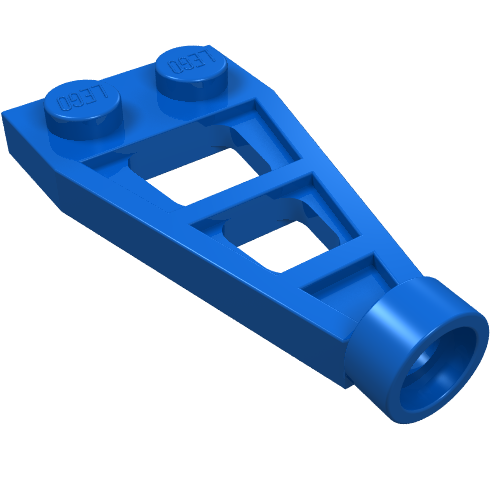 Part 4596 - Plate, Modified 1 x 2 with Long Stud Holder (Space Wing) - De BrickPlaats