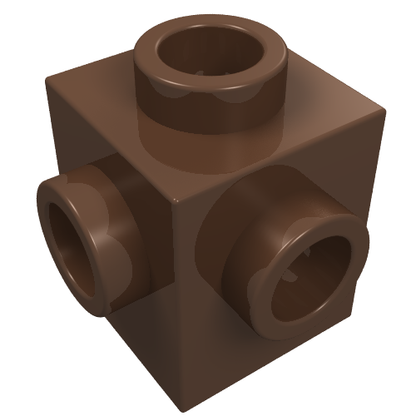 Part 4733 - Brick, Modified 1 x 1 with Studs on 4 Sides - De BrickPlaats