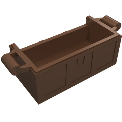 Part 4738b - Container, Treasure Chest Bottom with No Slots in Back - De BrickPlaats