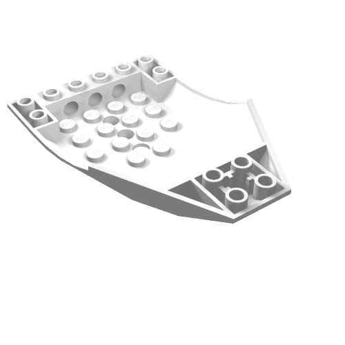 Part 47406 - Cockpit 10 x 6 x 2 Curved - De BrickPlaats