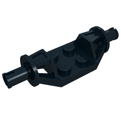 Part 47720 - Plate, Modified 2 x 2 with Wheels Holder Wide - Technic Pins - De BrickPlaats