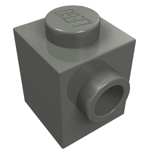 Part 47905 - Brick, Modified 1 x 1 with Studs on 2 Sides, Opposite - De BrickPlaats